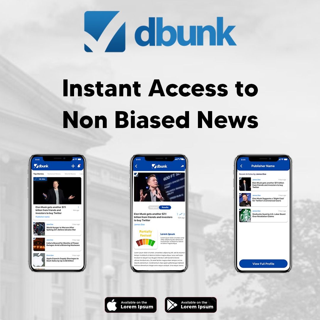 Access unbiased news instantly, dbunk provides clarity for informed decisions.