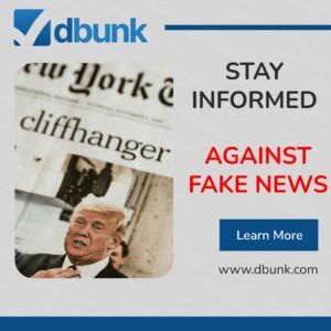 Graphic 2: "Stay informed against fake news, dbunk fights misinformation effectively."